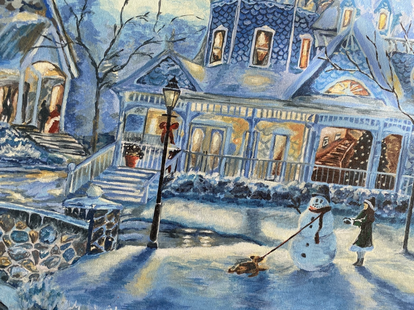 Картина Зимний вечер, художники 2022