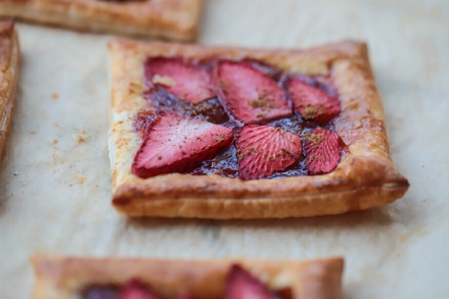 Клубничный пирог