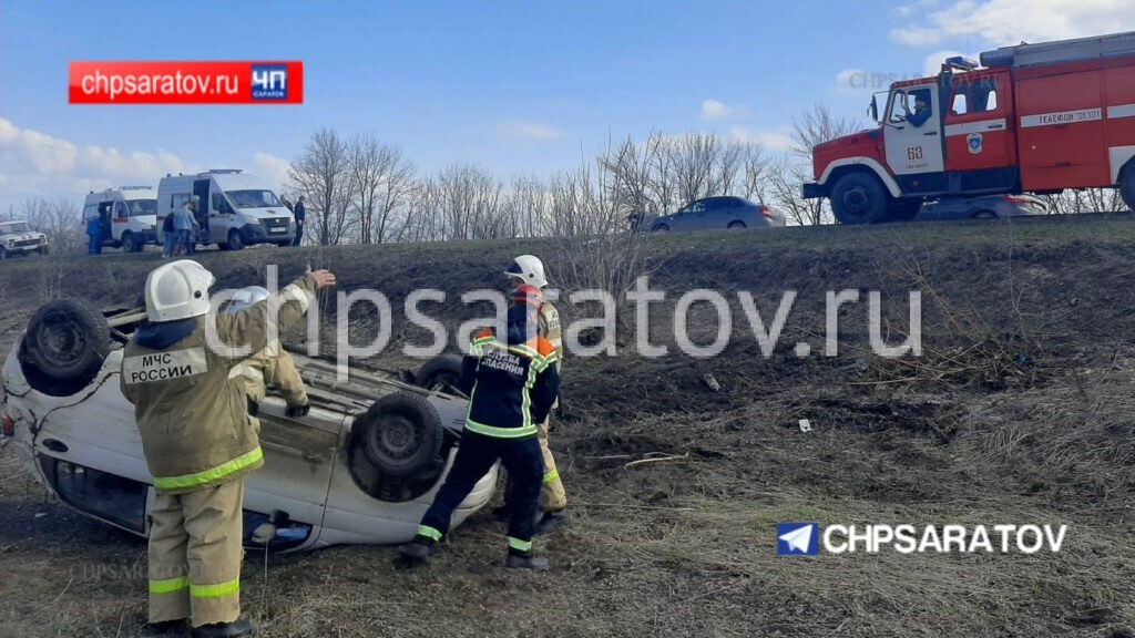 В результате ДТП в Хвалынске пострадали два человека