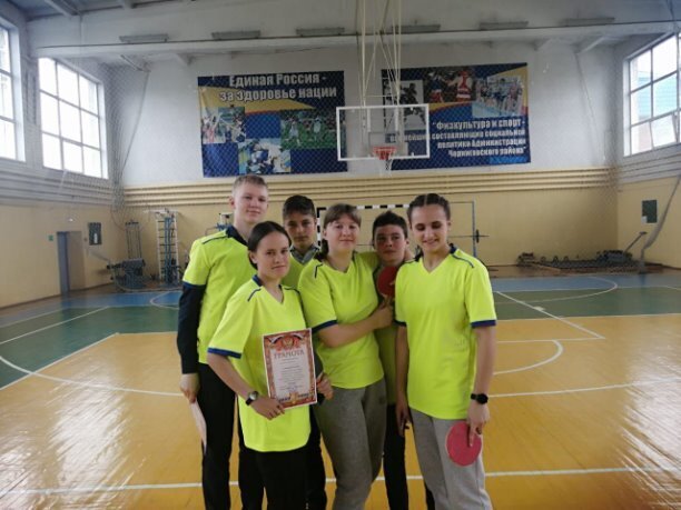 В Черниговском районе, стартовали "Президентские спортивные игры", первым видом был настольный теннис, где команда девушек в составе Дейнега Лиза