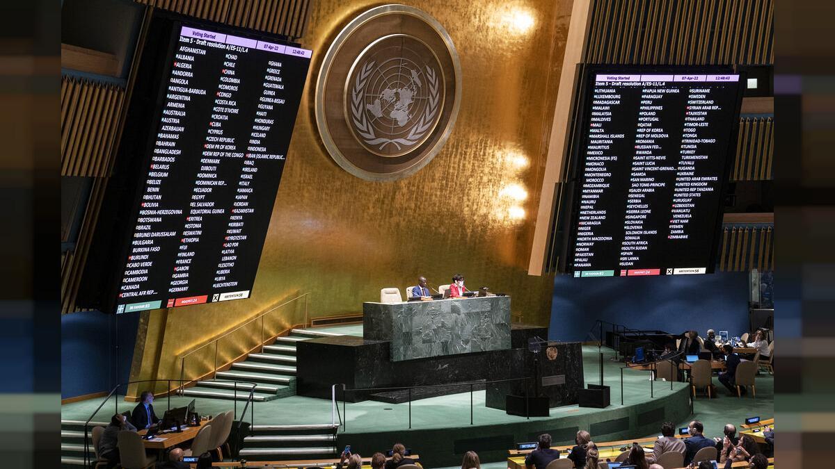 ООН проголосовала за исключении России из Совета по правам человека