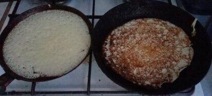 Старинный сибирский рецепт блинов от свекрови. Кружевные, тонкие блины. Легко снимаются со сковороды