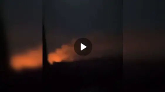 Киев остался без света из-за мощных ударов и ярких вспышек в небе