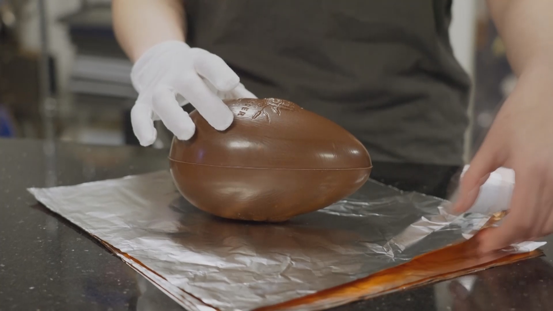 Необычное пасхальное яйцо