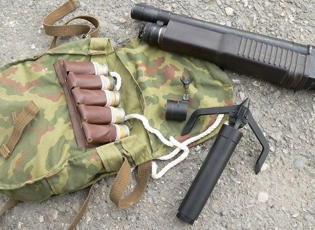 Советская ручная пушка. Помповое ружье КС-23