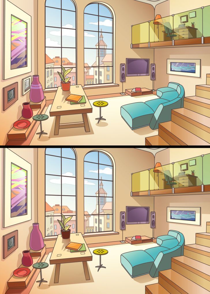 Найди 10 отличий на картинке