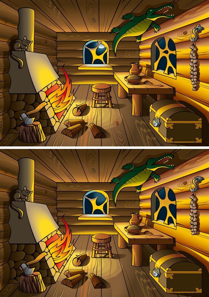 Найди 10 отличий на картинке