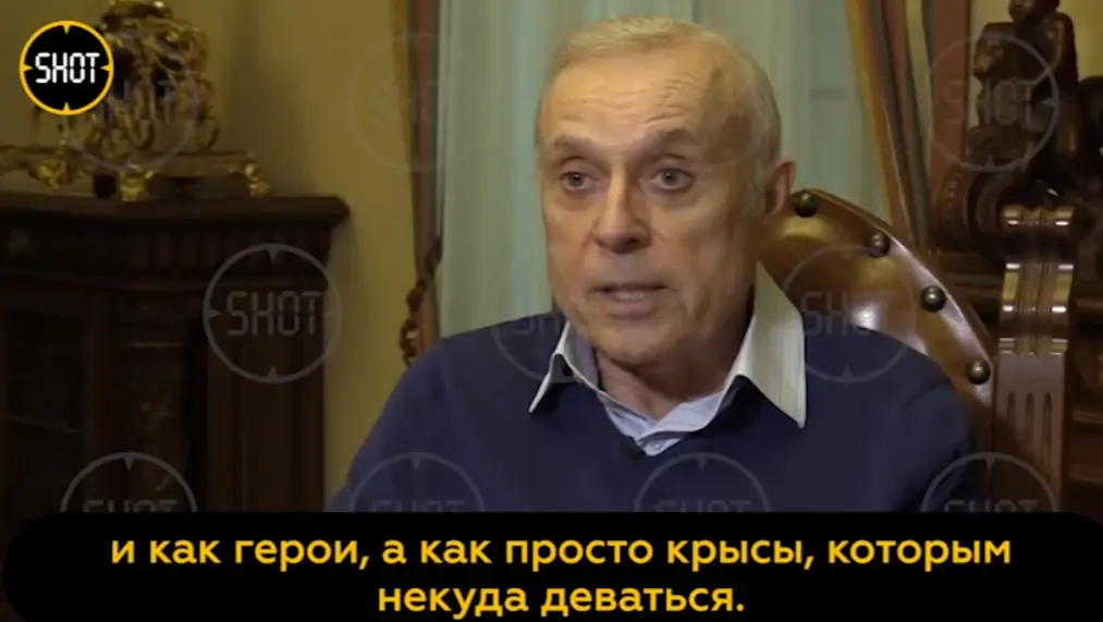 «Они закончат свою жизнь, как крысы» Ветеран «Альфы» Сергей Гончаров рассказал, сколько времени осталось националистам на «Азовстали»