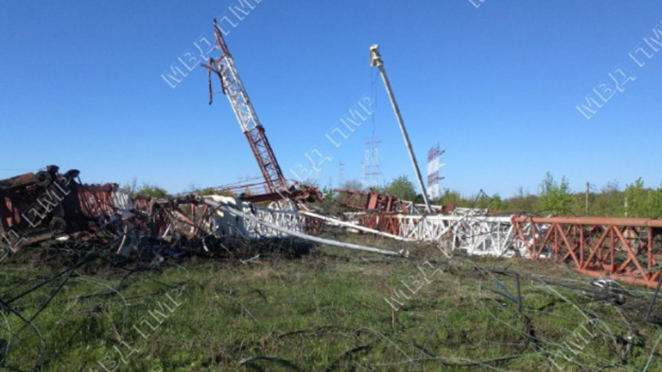 Две антенны радиоцентра взорвали в Приднестровье
