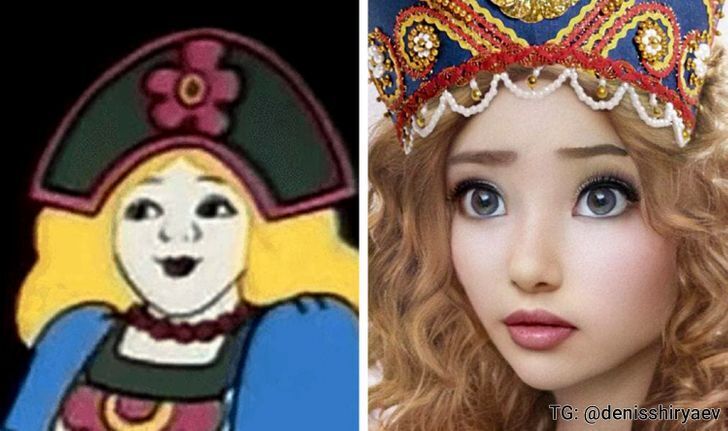 Как бы выглядели герои наших мультфильмов, если бы их снял Дисней