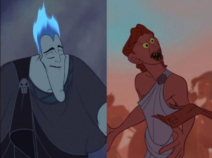 Если бы положительные и отрицательные герои Диснея поменялись лицами