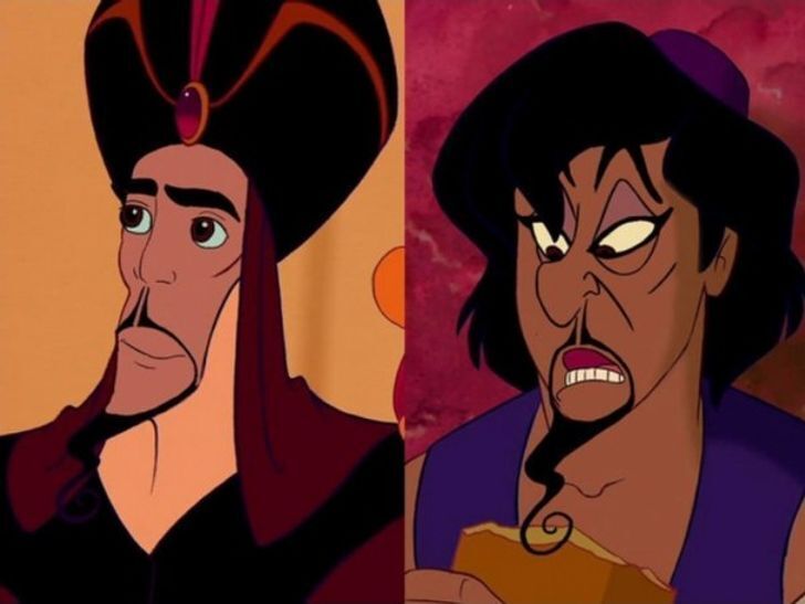 Если бы положительные и отрицательные герои Диснея поменялись лицами