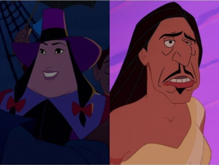 Если бы положительные и отрицательные герои Диснея поменялись лицами