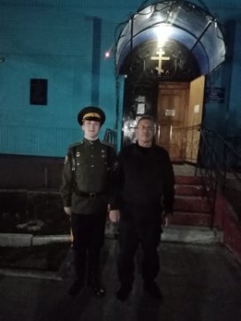 Ночное пасхальное богослужение храм Пресвятой Богородицы село Черниговка в ночь с 23 на 24 апреля 2022