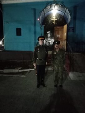 Ночное пасхальное богослужение храм Пресвятой Богородицы село Черниговка в ночь с 23 на 24 апреля 2022