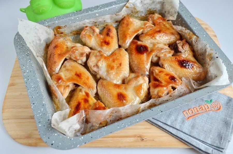 Аппетитные крылышки в медово-чесночном маринаде за 30 минут