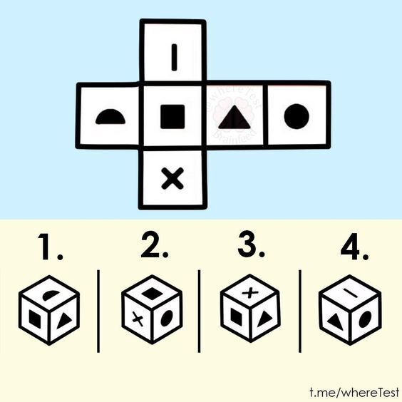 Какой кубик получится?