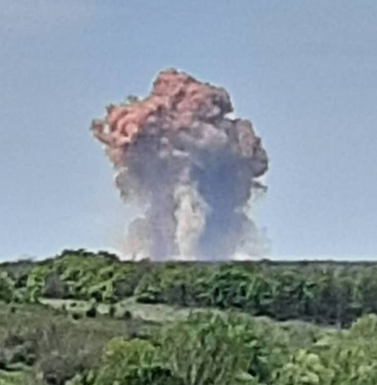 Краматорск взорвалась цистерна