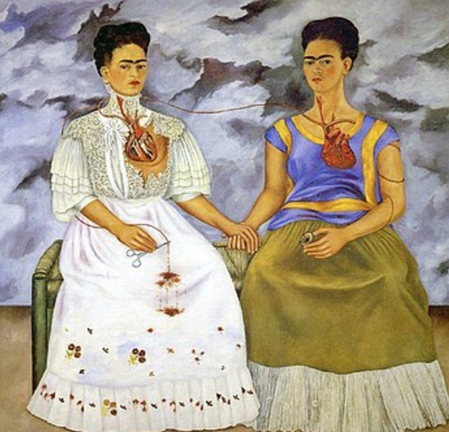 Две Фриды» (исп. Las dos Fridas) — картина мексиканской художницы Фриды Кало, созданная в 1939 году. Смысл картины по Вашему мнению?