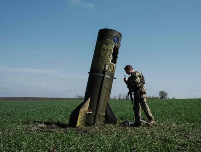 "Посадка первой ступени багаторазової ракети "Метелик".