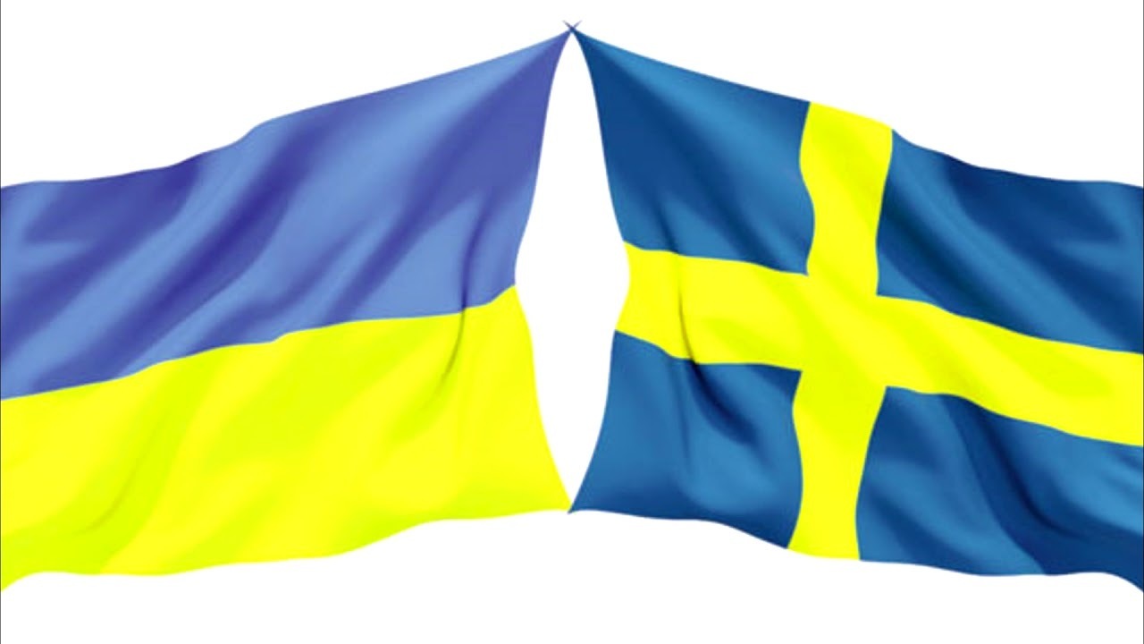 Флаг украины и швеции фото