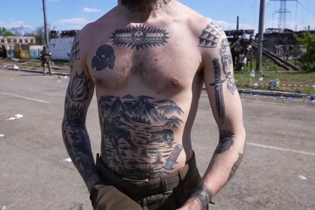 Татуировки нацистов с Азовстали
