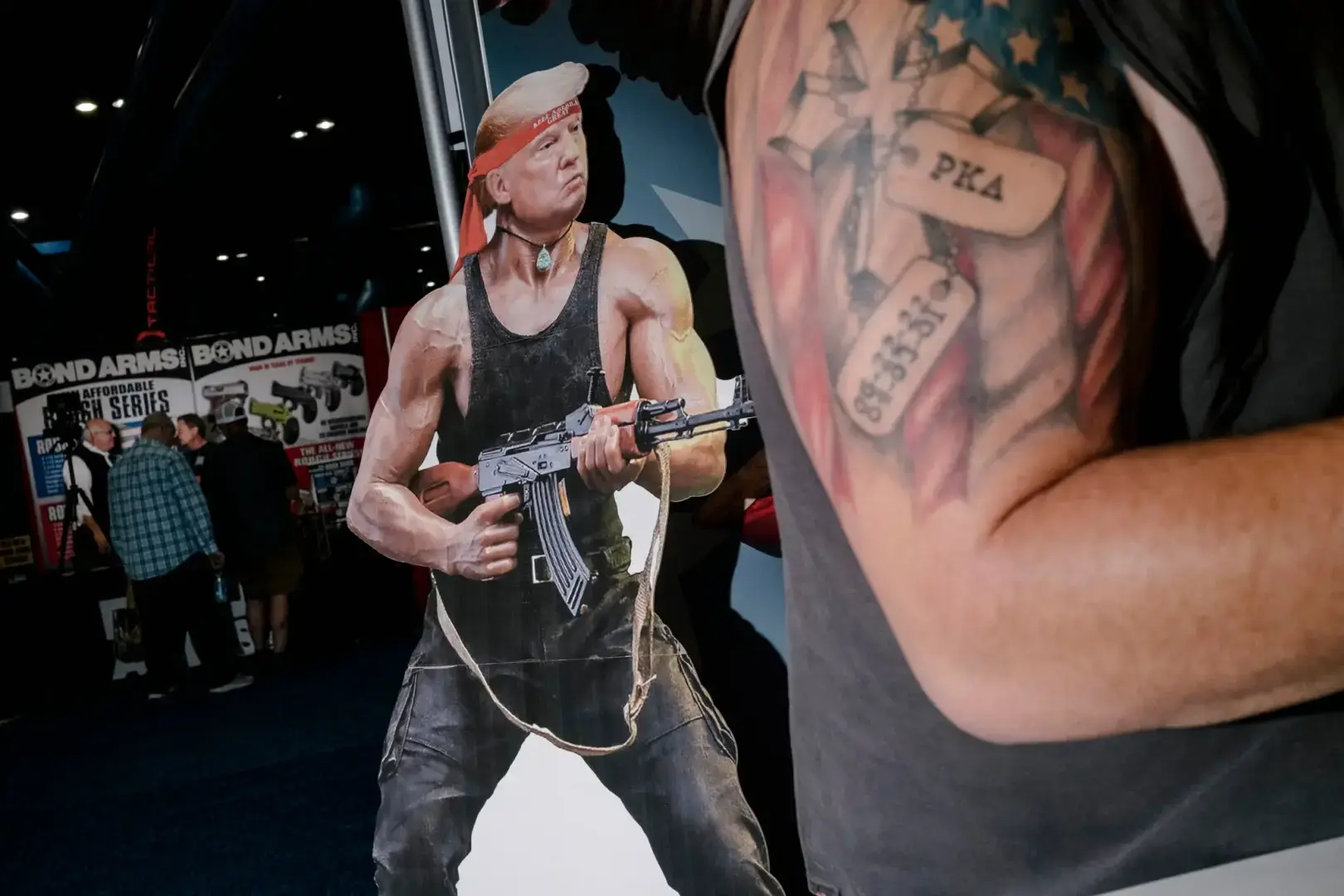 На съезде N.R.A. вина лежит на "зле", а не на оружии.