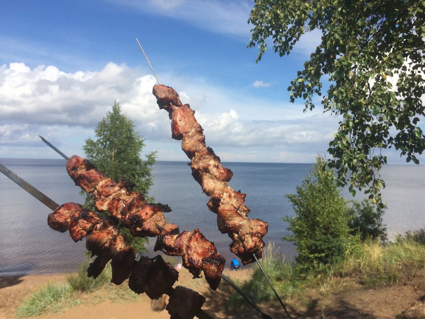 У меня сегодня день рождения. Собираюсь на природу на шашлыки.