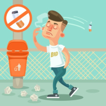 Мы не курим и не пьем, особенно на рабочем месте!