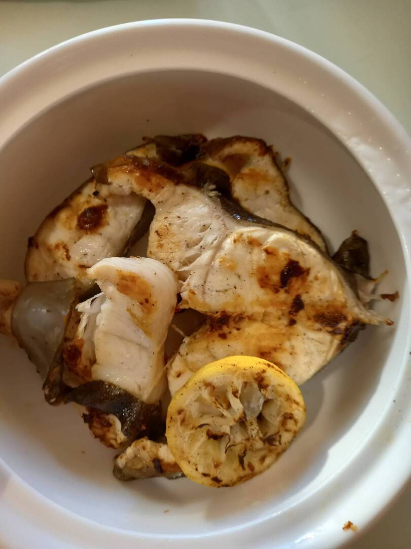 На ужин рыба - зубатка. Вы любите рыбу?