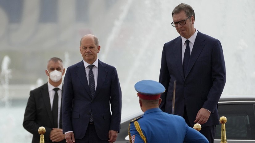 Вучич: Шольц потребовал от Сербии ввести санкции в отношении России.