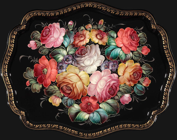 Жостовская роспись. Народные промыслы живы