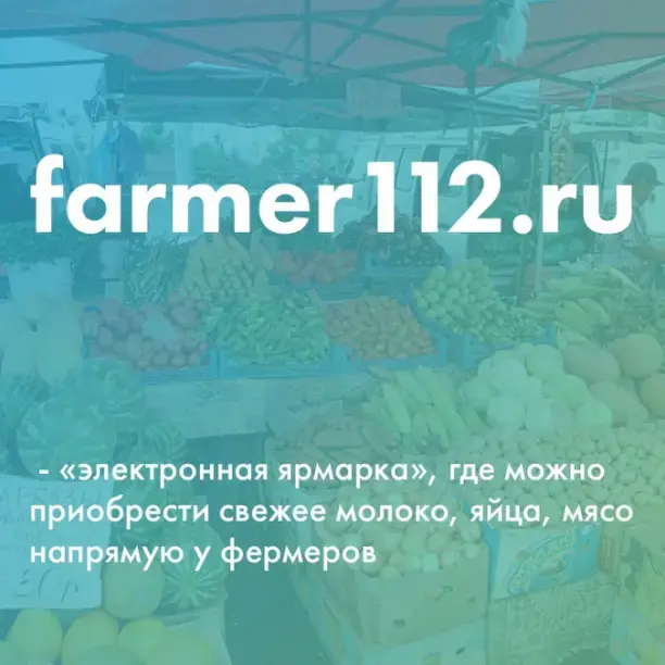 🍯 Хотите свежих овощей, вкусного мяса, сладкого меда? Все это и не только можно приобрести на «электронной ярмарке» farmer112.ru. 👩‍🌾