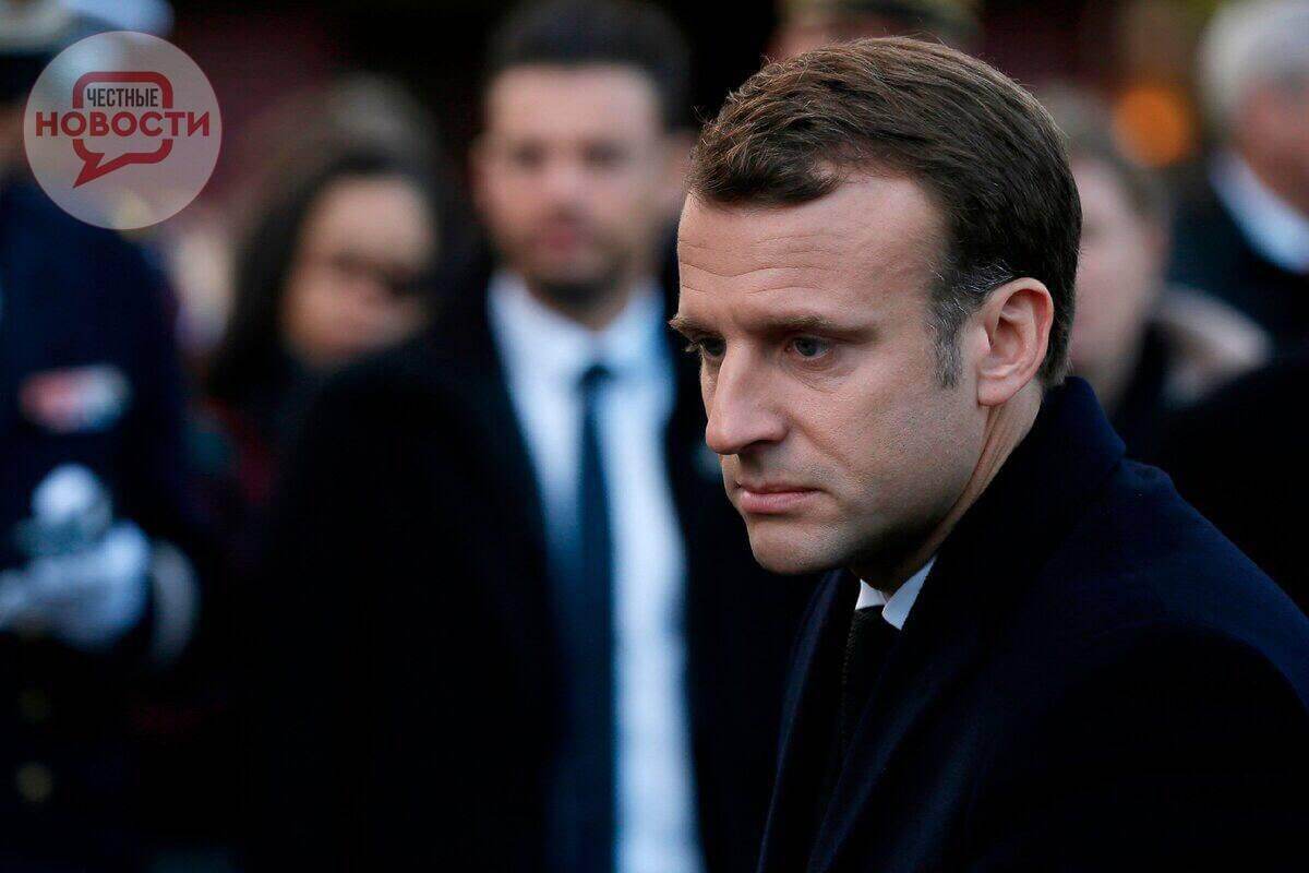 Макрона не смогли накормить в Молдове.