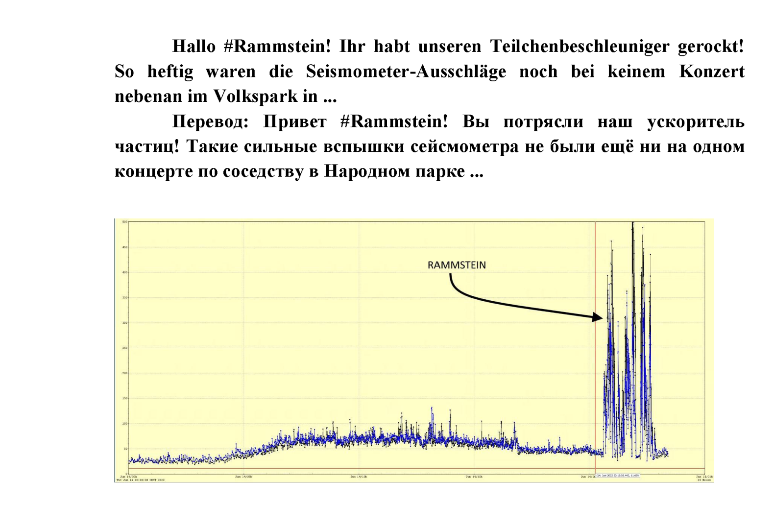 Группа «Rammstein» «тянет» на Нобелевскую премию по физике