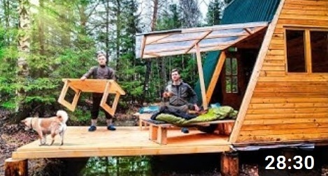 Сожгли дом(избу/заимку) в лесу. Что делать?