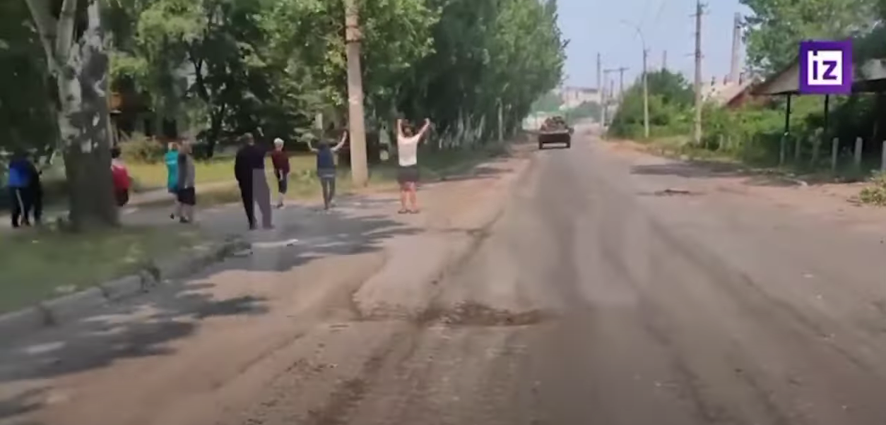 Лисичанск освобожден Как встечает Лисичанск своих, видео набрало тысячи просмотров, украинцы не верят своим глазам