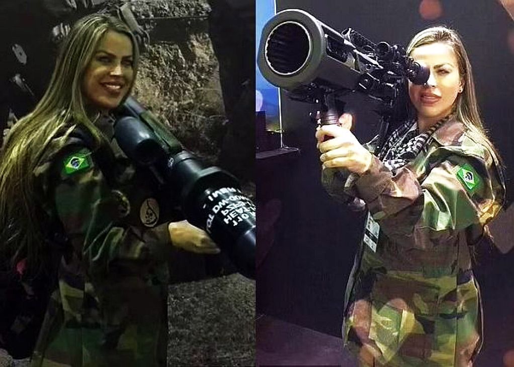 Траурные стринги: на Украине уничтожена фотомодель-снайперша из Бразилии. Женщина с оружием - это нормально?