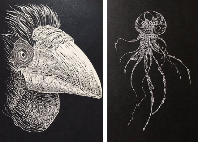 Шедевры с помощью ножа и бумаги