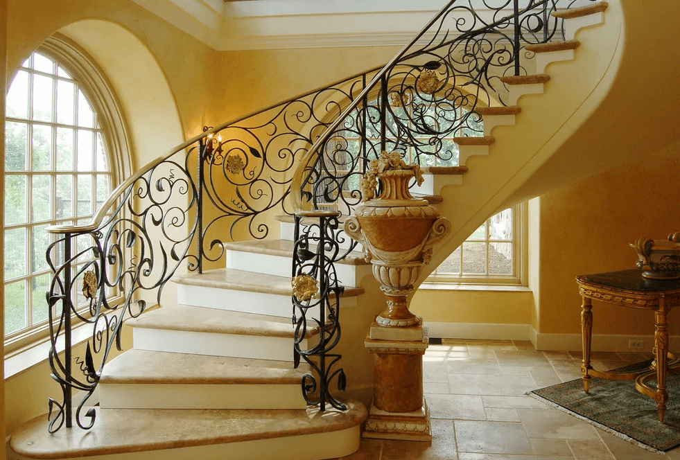 Кованые металлические перила