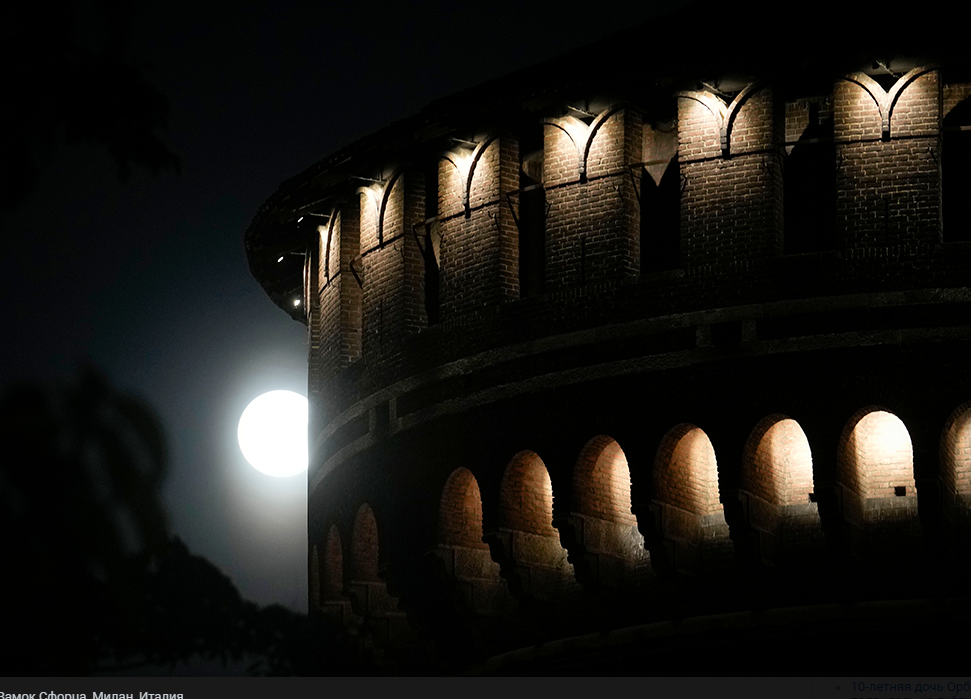 Как выглядело самое большое суперлуние в 2022 году с разных мест нашей планеты