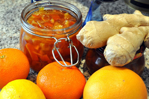 Зимнее варенье из цитрусов и мёда