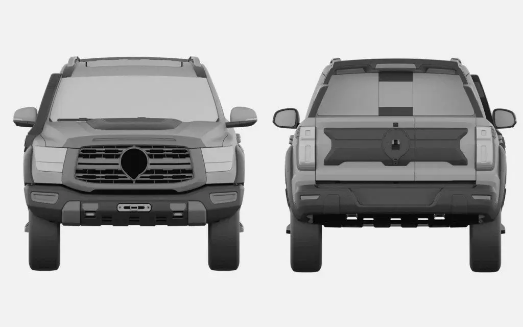 В России запатентован флагманский пикап от Great Wall Motor