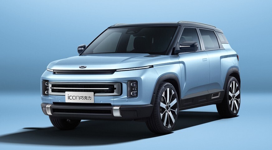 В Китае представлен обновлённый кроссовер Geely Icon