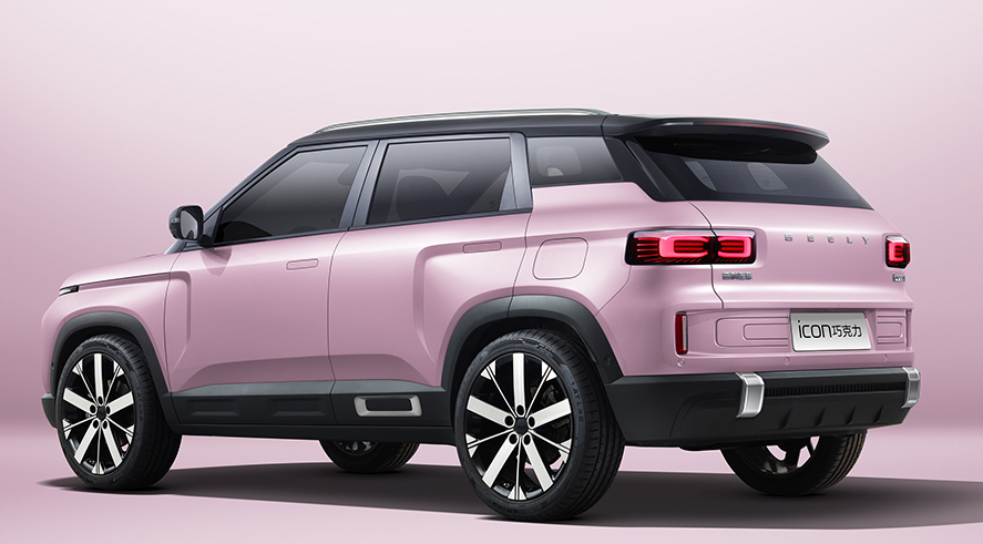 В Китае представлен обновлённый кроссовер Geely Icon