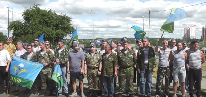 День десантника в Первоуральске. ТВ.