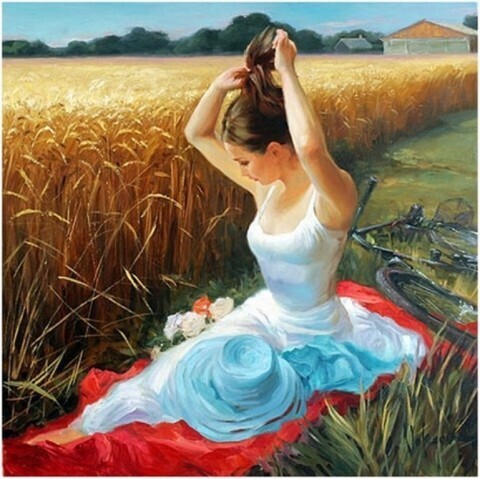 "О женщина, ты слабостью сильна!" Прекрасные женские образы Владимира Волегова.