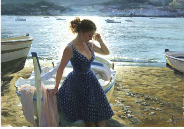 "О женщина, ты слабостью сильна!" Прекрасные женские образы Владимира Волегова.