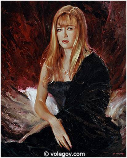 "О женщина, ты слабостью сильна!" Прекрасные женские образы Владимира Волегова.