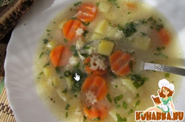 Чешский овощной суп на дрожжах